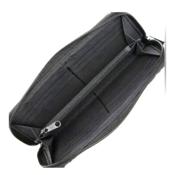 Disney Mickey & Minnie Mouse Black & Red Zipper Wallet  NWOT‎ - Picture 3 of 4